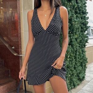 Princess Polly Nellie Polka Dot Mini dress size 2